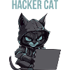 hacker cat hood