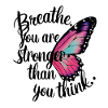Motivational Wing with Inspirational Text