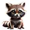 Baby Racoo Baby Raccoon