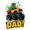 Dino Monster Truck Child Design