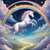 Regenbogen Einhorn