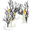 Candles Trees Candle Moon Candlemaking