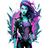 Modern Ink Gothic Gir