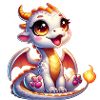 Mignon bébé dragon