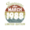 Awesome since March 1988 - Birthday