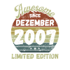 Awesome since December 2007 - Birthday