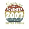 Awesome since November 2007 - Birthday