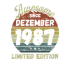 Awesome since December 1987 - Birthday