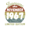 Awesome since November 1967 - Birthday