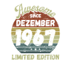 Awesome since December 1967 - Birthday