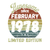 Awesome since February 1978 - Birthday