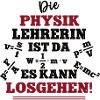 Physik Lehrerin Physiklehrerin Frau Physiklehrer