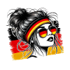 Stilvolles Deutsches Mädchen