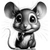 Adorable Cute Mouse Design
