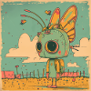 Fille robot
