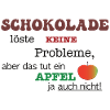 Schokolade Apfel