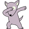 dog dabbing 02
