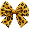 Chic T-shirt with Leopard Bow