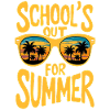 Summer sunset sunglasses design