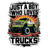Yellow Tracker Monster Truck Design