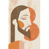Boho Jesus Wandkunst, Digitaler Download,