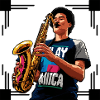 Pixel saxophone