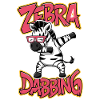 Friendly Zebra Dabbing with Glasses