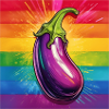 LGBTQ Eggplant