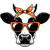 Cow with Sunglasses