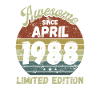 Awesome since April 1988 - Birthday