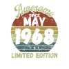 Awesome since May 1968 - Birthday