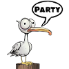Möwe Party - Hardstyle Seagull