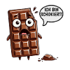 I'm Schokiert Funny German Chocolate