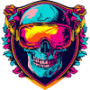 Ski Ski Goggles Skull
