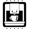 Coffee machine icon