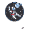 Soccer Goalkeeper Astronaut Planet