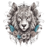 Beautiful Mystic Wild Cat