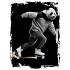 Panda Skaten Geschenk