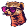 Mongoose, mongoose, sunglasses, summer, gift