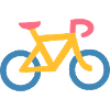 Vélo Jaune et Bleu