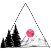Neon Pink Circle Bloom