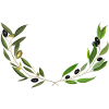 Olive branches Marseille handmade