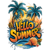 Summer Tropical Vibe Print