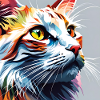 Katze weissrot