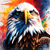 Eagle coloured