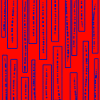 red blue design