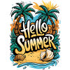 Tropical Summer Beach Design