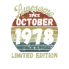 Awesome since October 1978 - Birthday