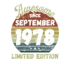Awesome since September 1978 - Birthday