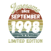 Génial depuis septembre 1998 - Anniversaire